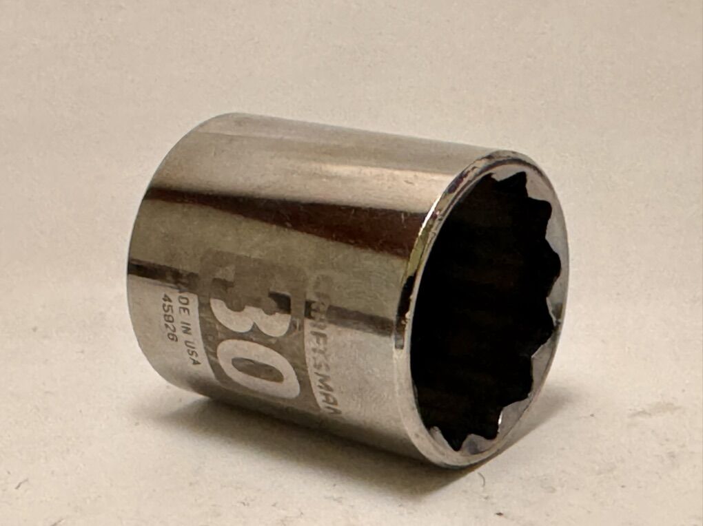 Craftsman 30mm Socket 1/2” drive 12 point