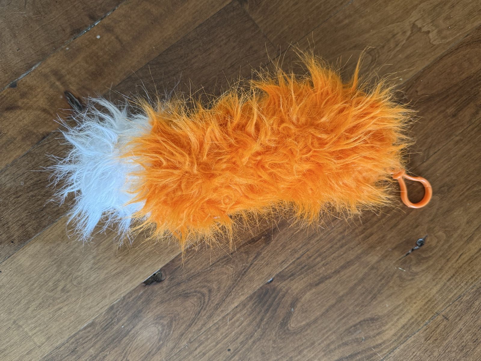 Fluffy costume fox tail 12” long