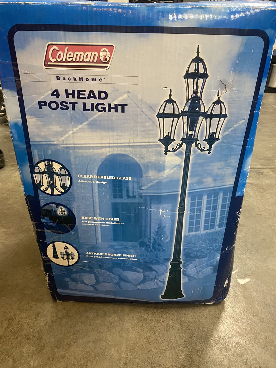 New Colman 4 light post