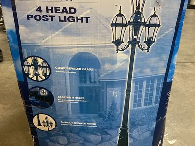 New Colman 4 light post