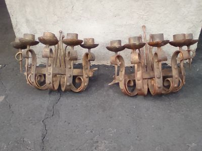 18th century candle holders