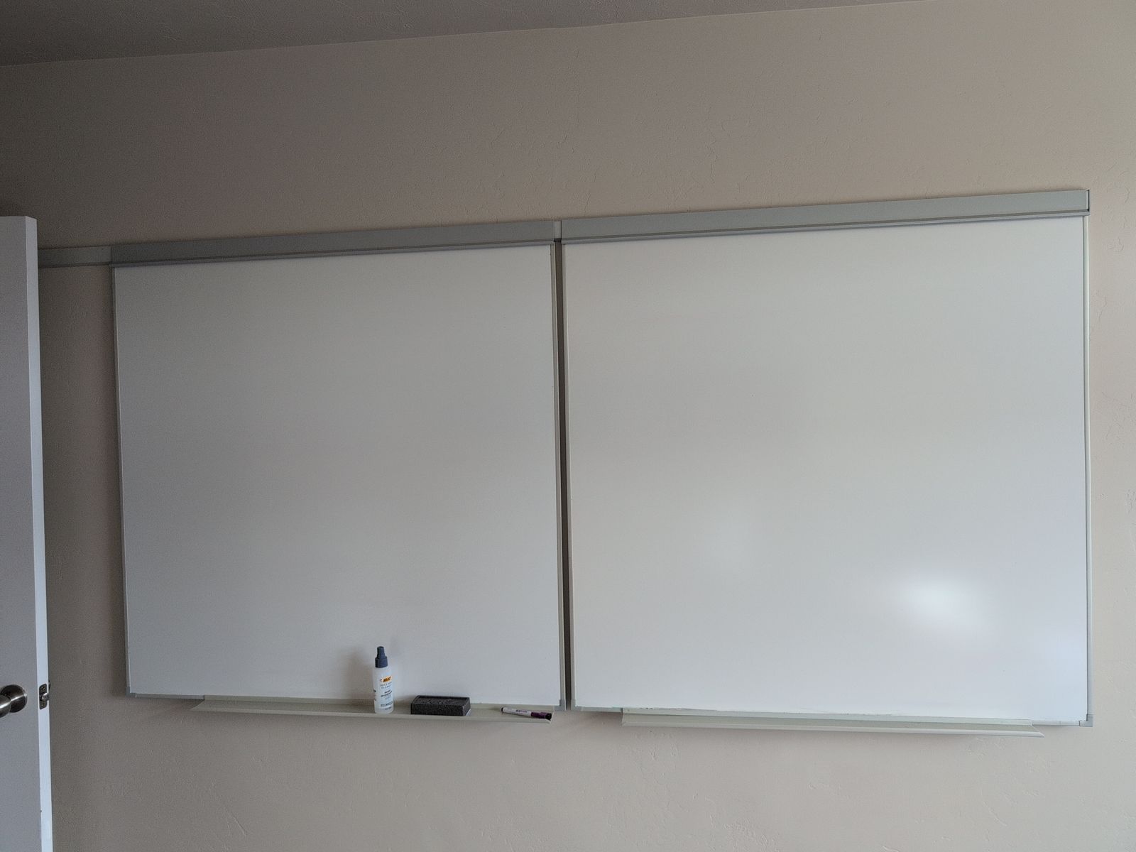 sliding white boards