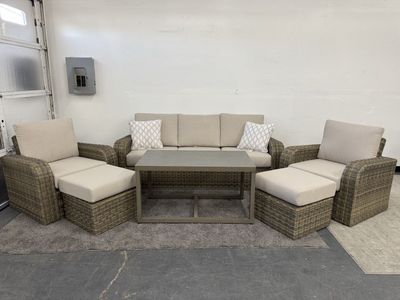 COSTCO 6-PIECE OUTDOOR PATIO CHAIR SET