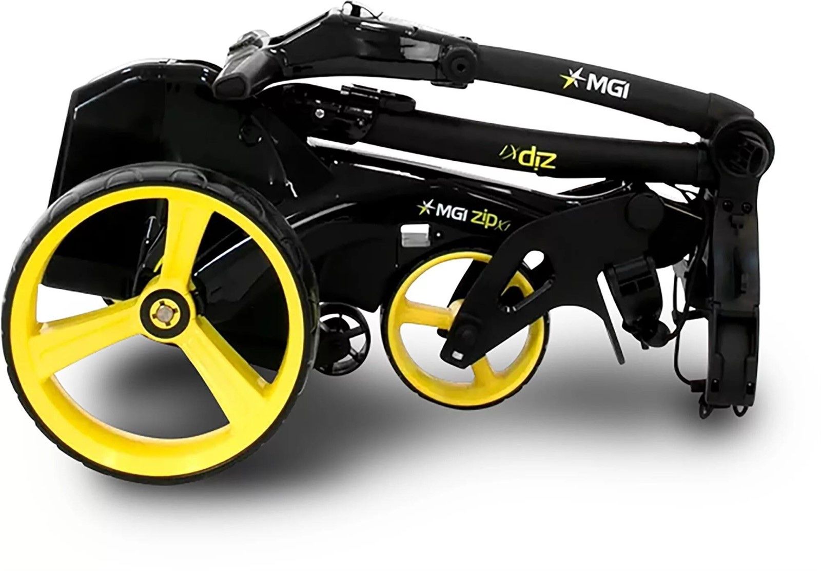 MGI Zip X1 Electric Golf Caddy - Black/Yellow