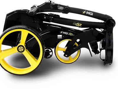 MGI Zip X1 Electric Golf Caddy - Black/Yellow