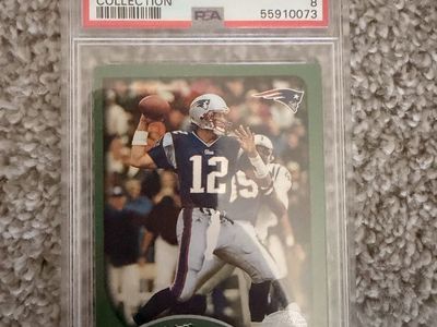 2002 Topps Tom Brady Collection #248 PSA Graded NM-MT 8 Football Card