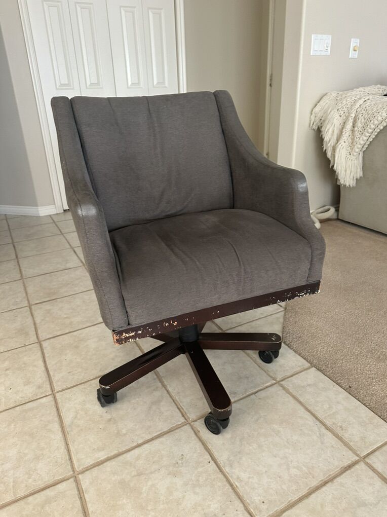 Gray Fabric Office Chair