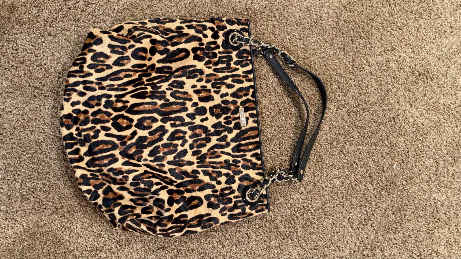 Kate Spade leopard calf hair
