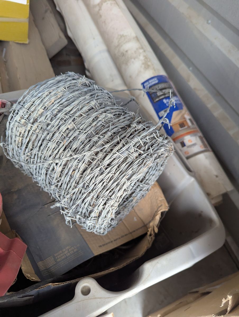 Barbed wire