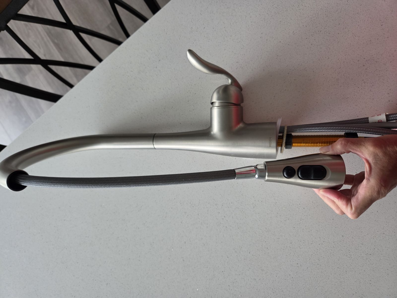 Moen Pull-Down Faucet (Spot Resist/Brushed Nickel)