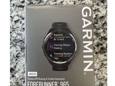 Garmin Forerunner 965 GPS Watch like new!