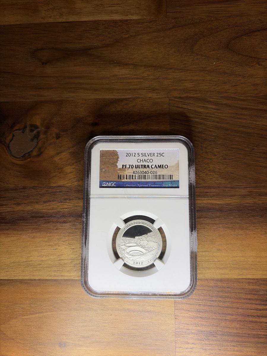 2012 S Silver 25C Chaco Quarter NGC PF 70 Ultra Cameo - New Mexico America the Beautiful