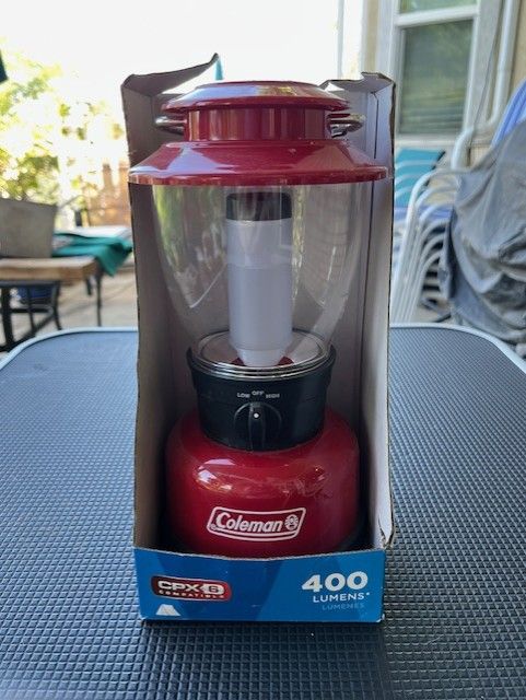 Brand New Coleman Lantern--Uses Batteries