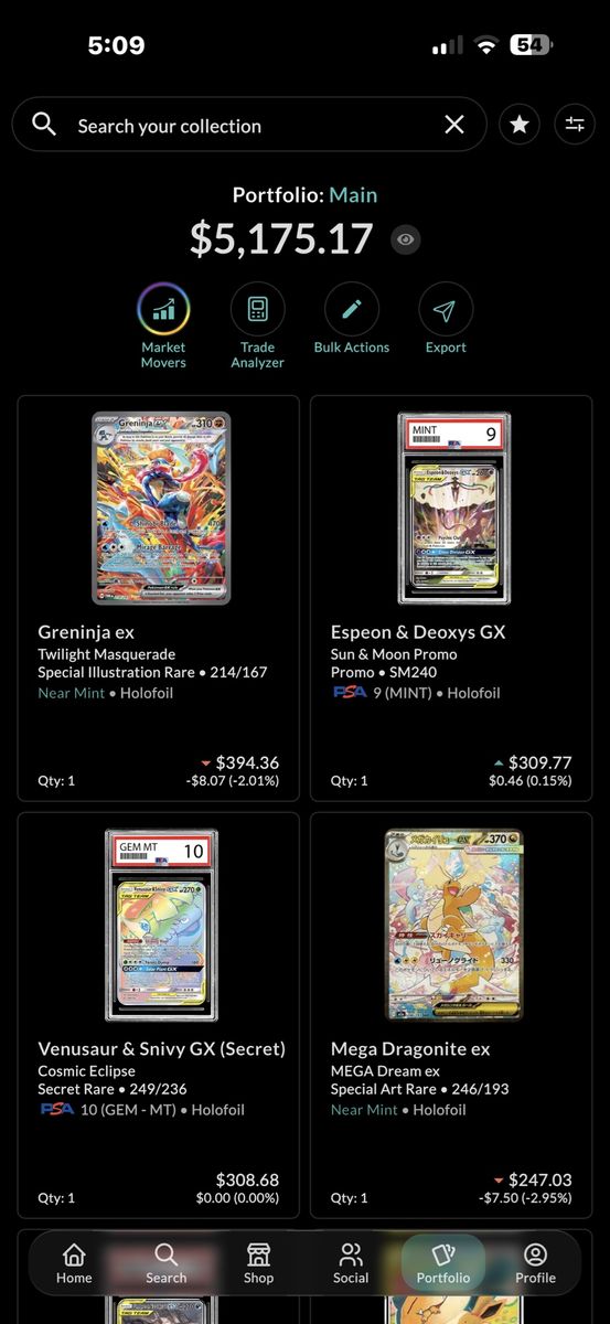 Pokemon collection