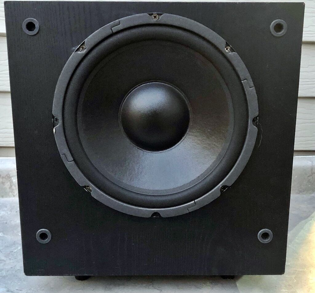 Optimus PRO-SW100P 100-Watt Powered Subwoofer. $40  ph. 801-680-2423