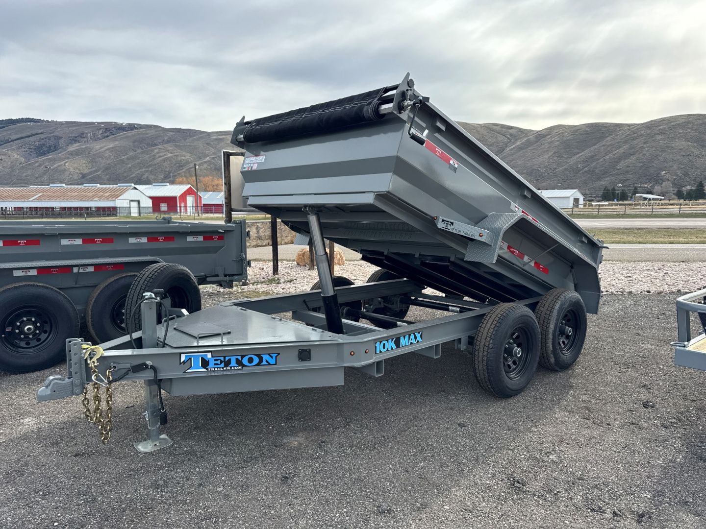 2026 Teton Trailer 6x10 Mini BP Dump