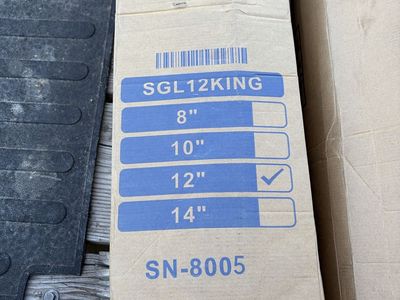 SGL12KING 12" King Size Mattress Box Spring Base, SN-8005