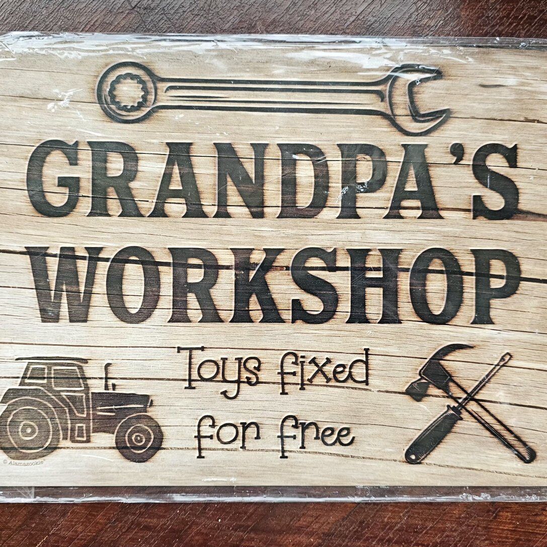 Metal Plate 12"×9" New