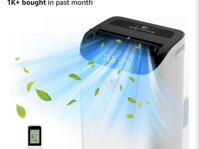 HUMHOLD 14,000 BTU 3-in-1 Portable Air Conditioner with Remote Control
