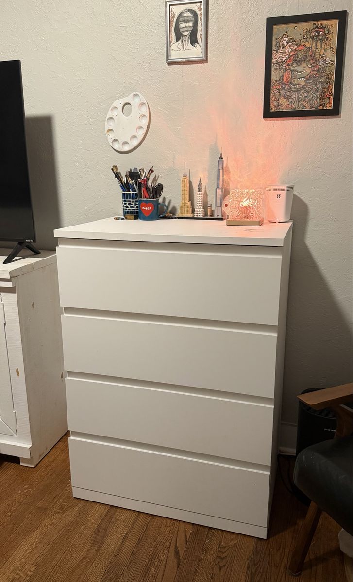 White Ikea Dresser