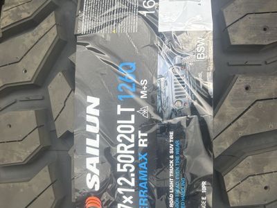 BRAND NEW SET OF 37x12.50R20LT SAILUN
