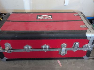 Large Vintage-Style Storage Trunk