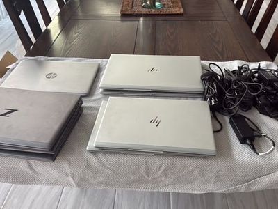 Lot of 8 HP computer laptop