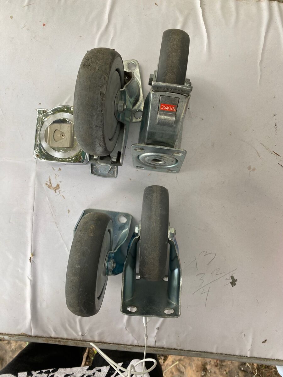 5" caster wheels