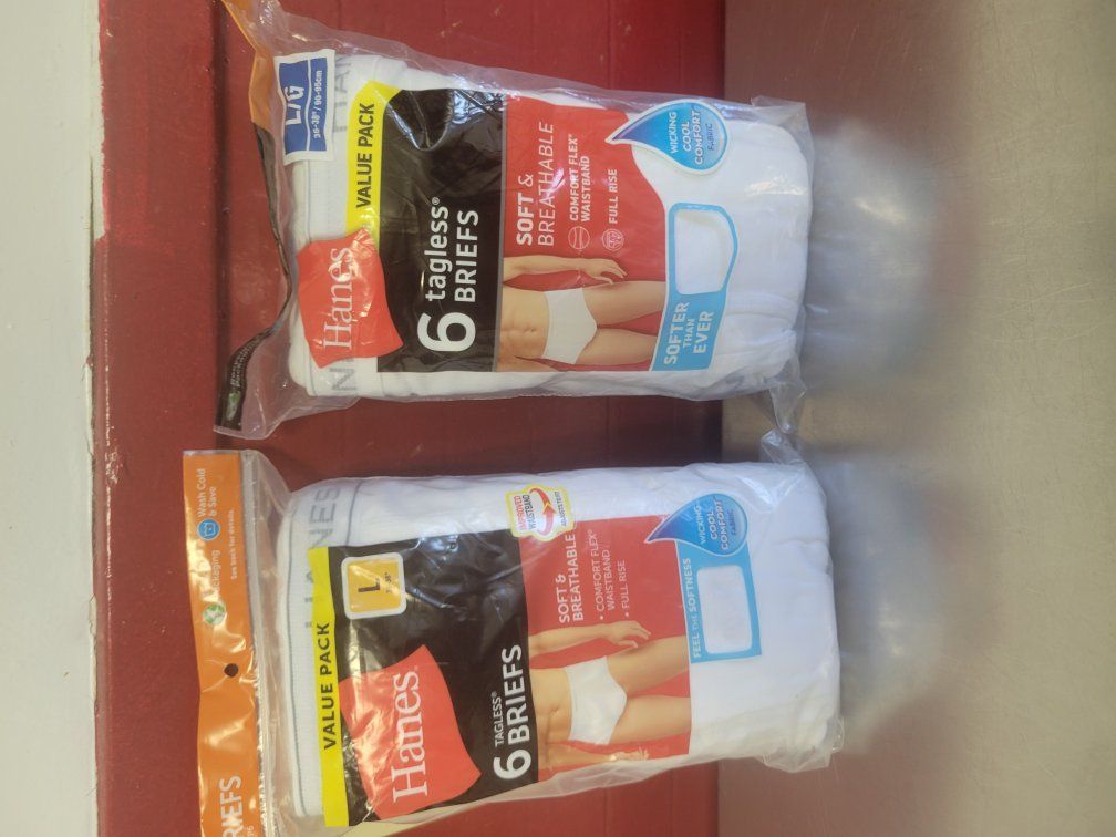 Mens Underwear ~ Hanes Large