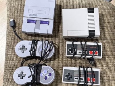 Nintendo Super NES Classic Edition & NES Classic Edition Consoles with Controllers
