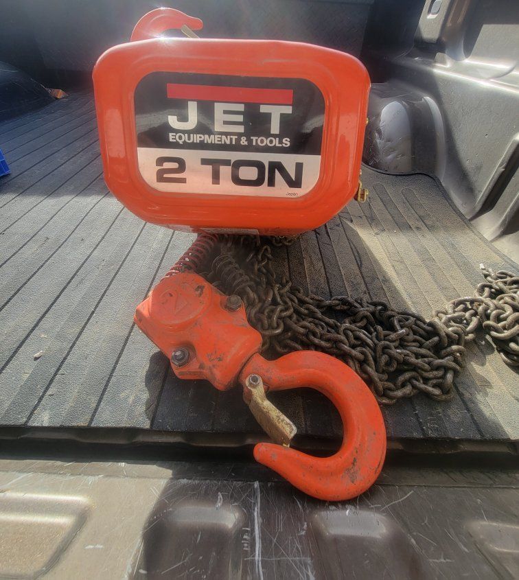 jet 2 ton 3 phase electric chain hoist