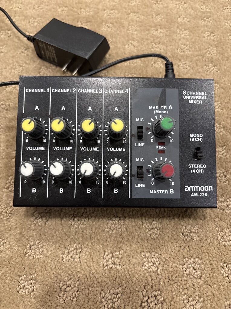 Amoon 4 Channel Mini Mixer