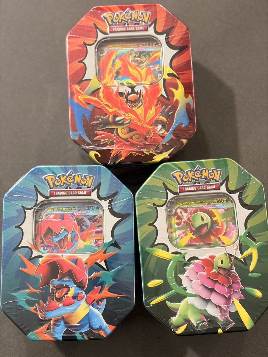 Pokémon ETB Ascended Heroes Tins Set of 3