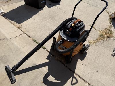 RIDGID NXT Wet/Dry Shop Vacuum with Cart and Hose Attachments