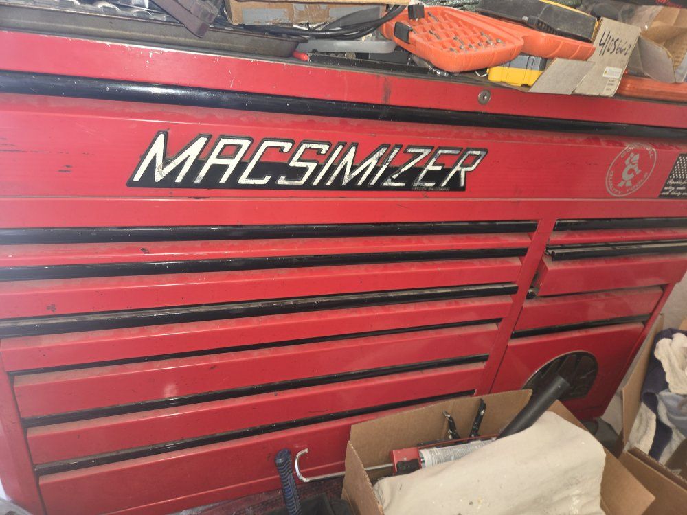 MACSIMIZER Red Tool Chest Box Multiple Drawers Heavy Duty Storage Cabinet
