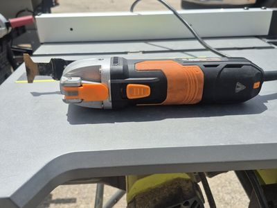 Wen Oscillating Multi-Tool w/ Blade - Corded Power Tool for Cutting, Sanding, Scraping
