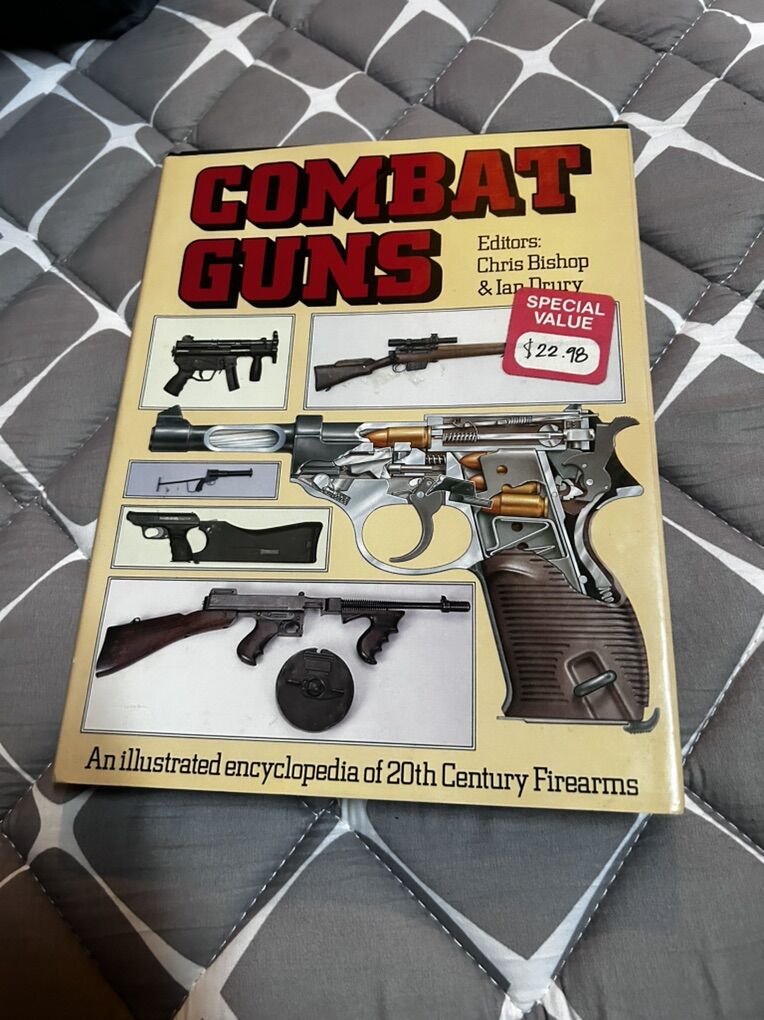 Combat Guns Book Like New