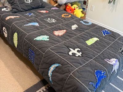 NFL quilt ( pottery barn Teen )