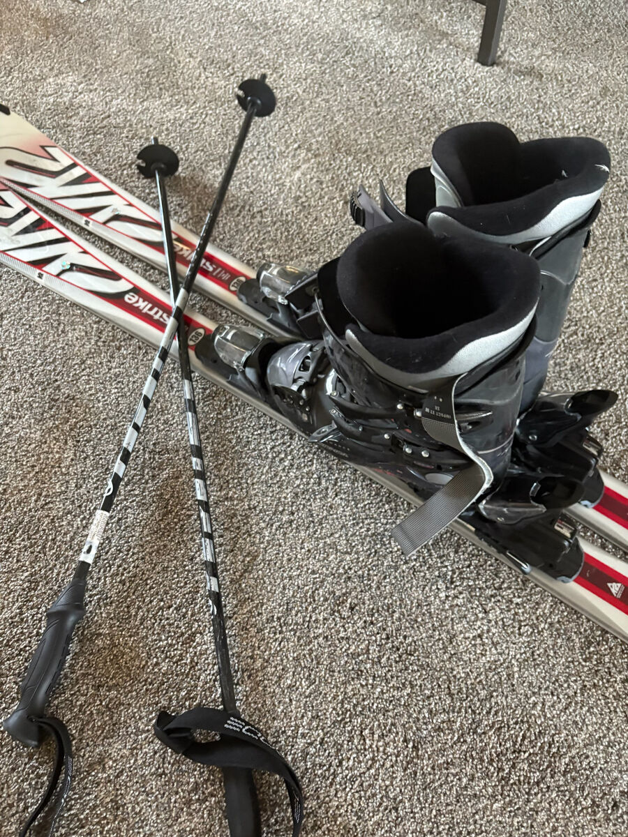 SKI boots poles