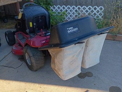 Toro Riding Lawn Mower 12.5 HP I/C Quiet Engine with Bagger
