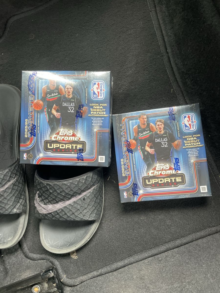 Topps chrome updates basketball Mega box X2