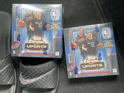 Topps chrome updates basketball Mega box X2