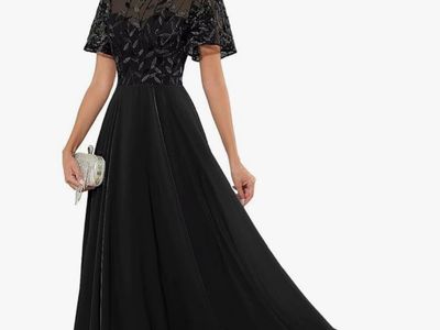 Womens Chiffon Formal Dress - NEW ITEM
