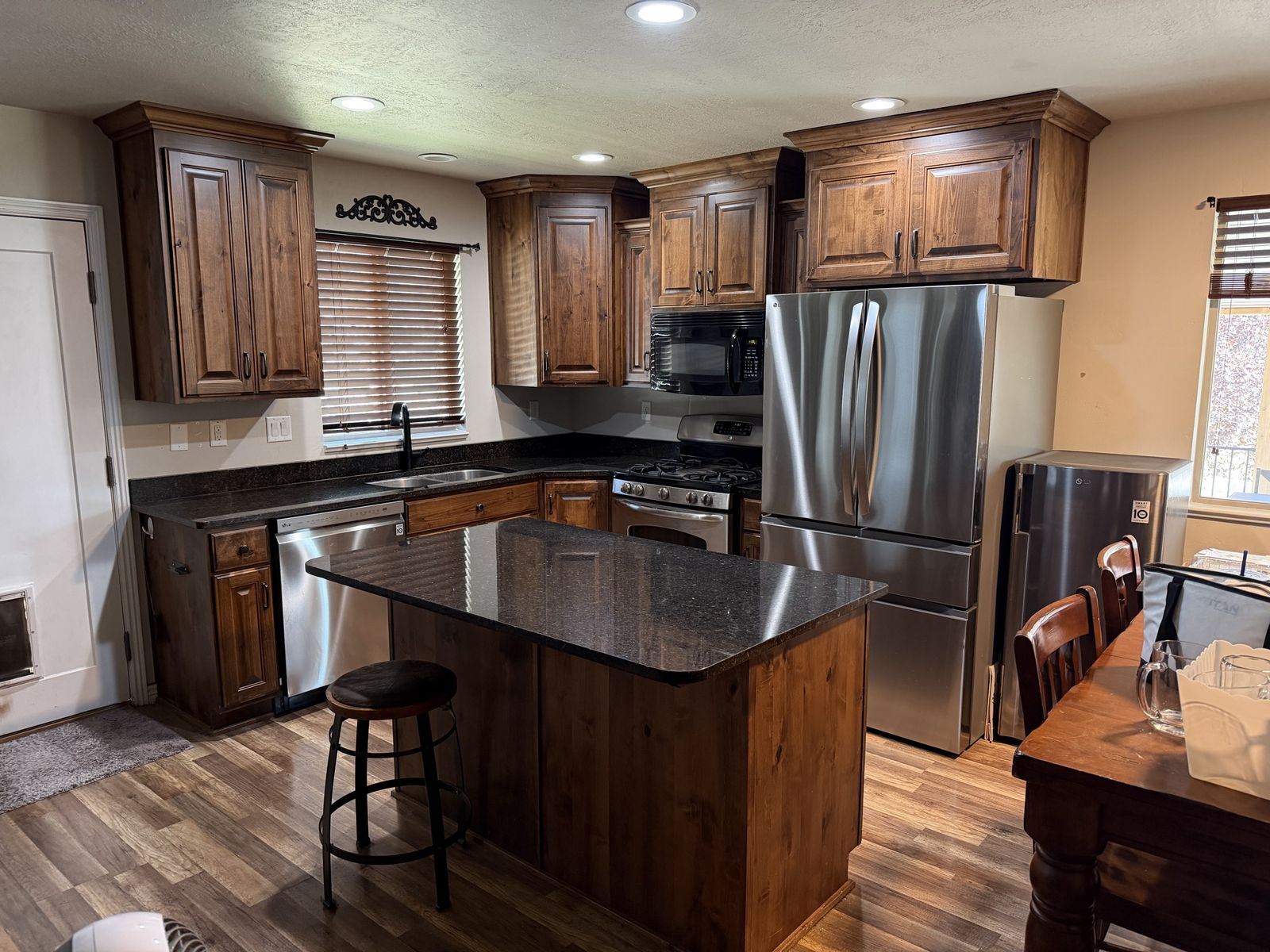 Kitchen cabinets knotty alder