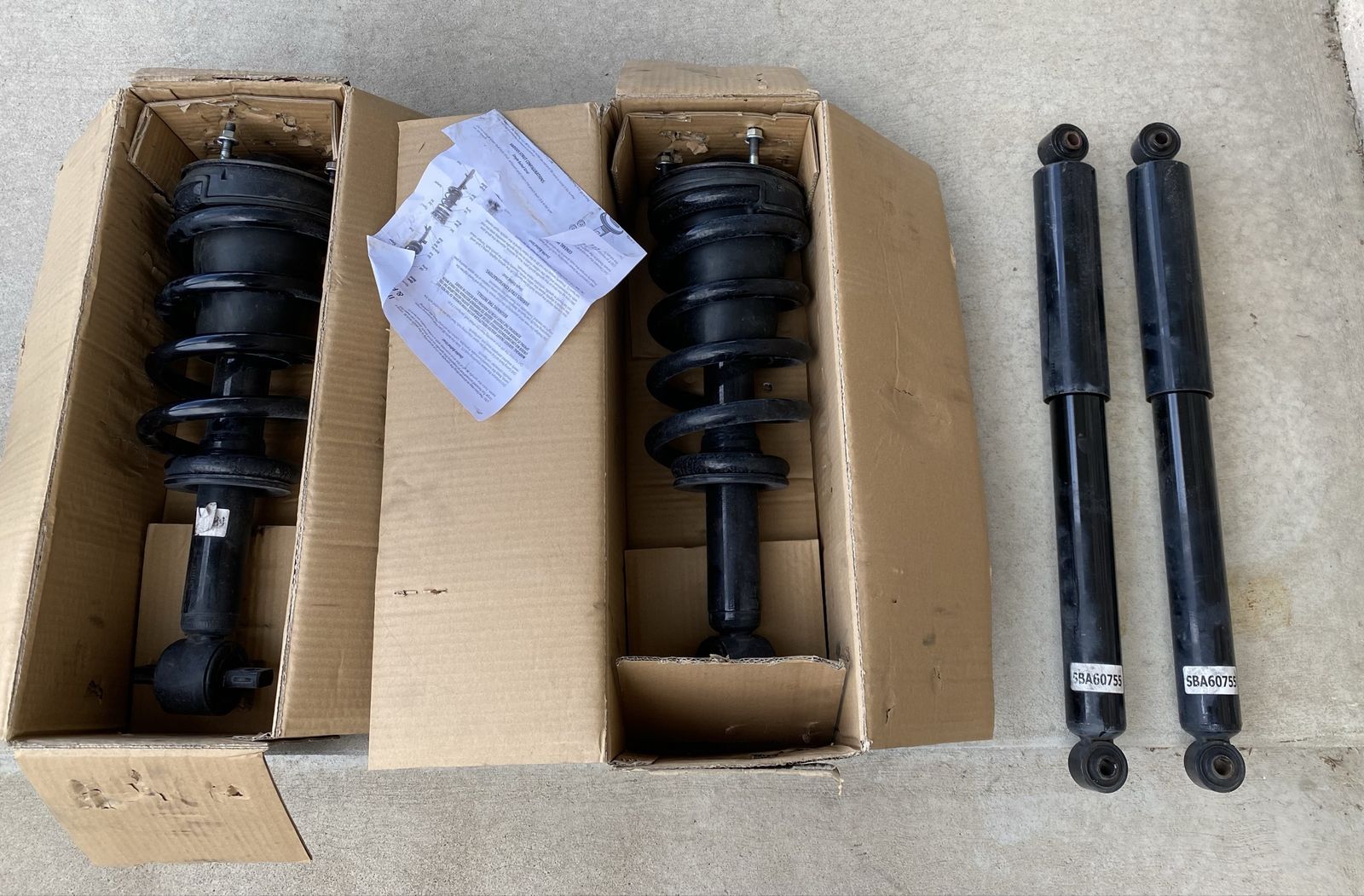 Shocks / struts for 2007 to 2013 GMC Sierra 1500 or Chevy Silverado 1500