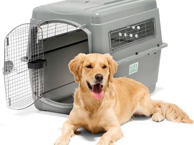 PETMATE SKY KENNEL DOG CRATE FOR AIR AND LAND TRAVEL, 40" XL FOR PETS 70-90 LBS, HEAVY DUTY DOG KENNEL-NEW OPEN BOX!!!