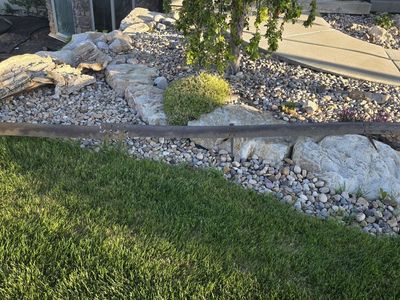 Used metal curbing around 200ft