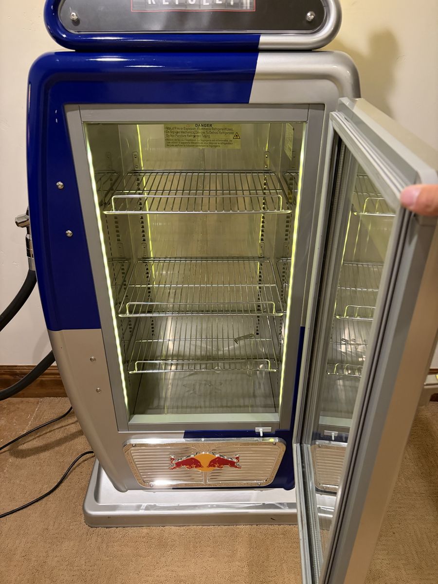Red Bull Gas Pump Drink Fridge (full size)