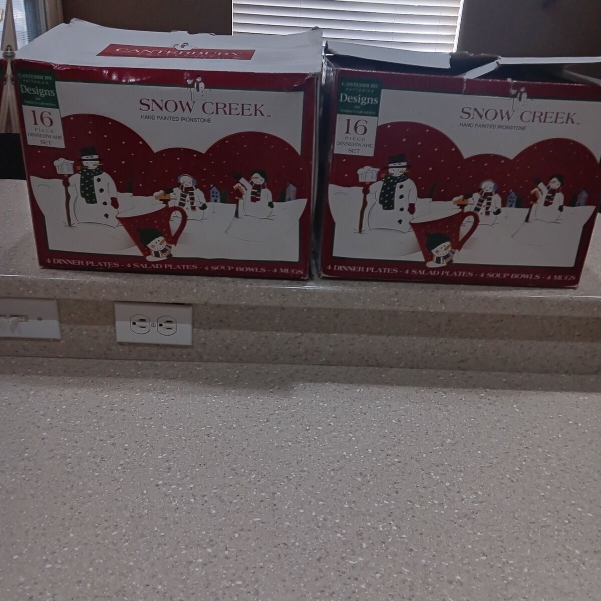 Snow Creek Hand Painted Ironstone