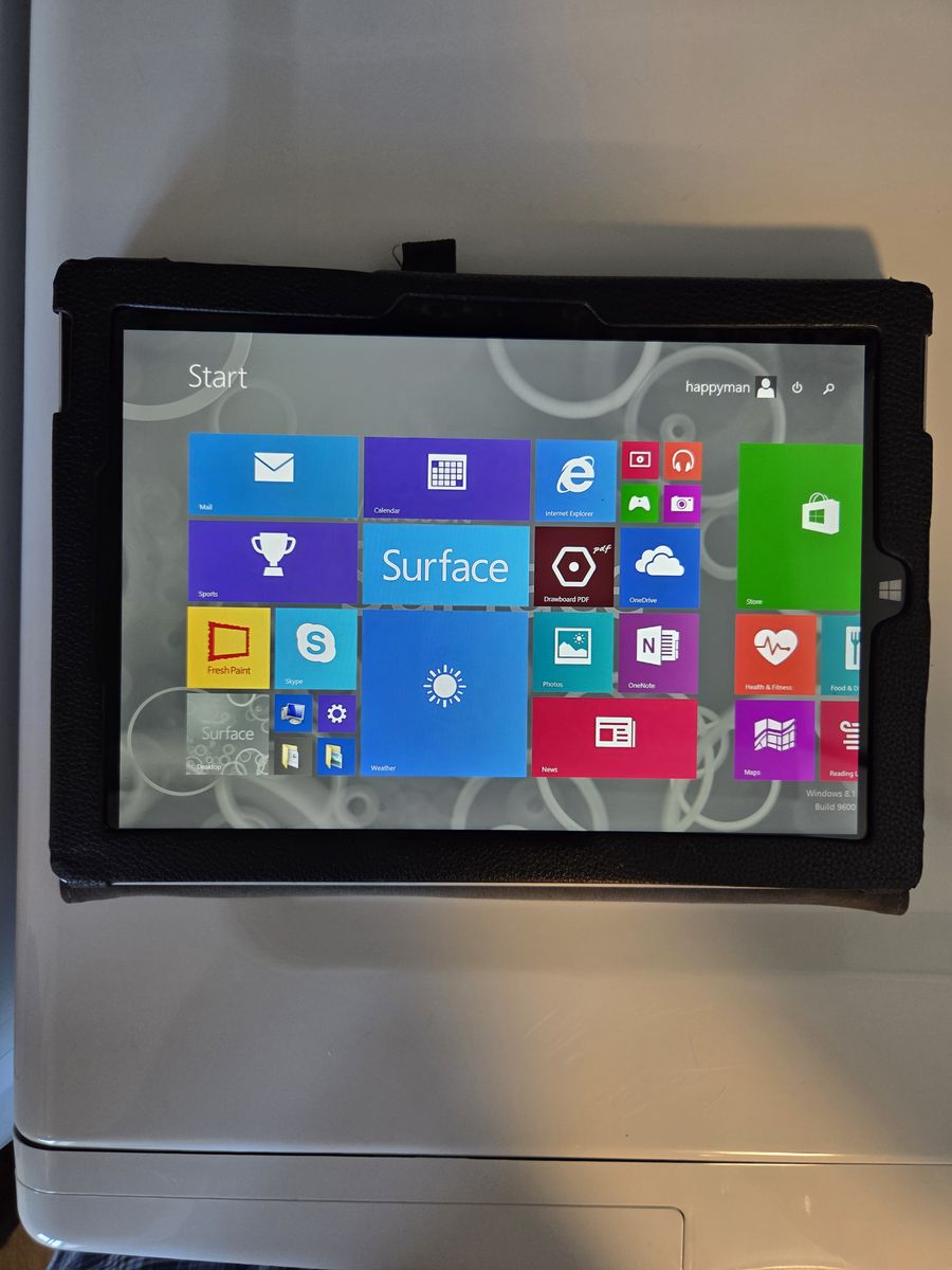Tablet with charger